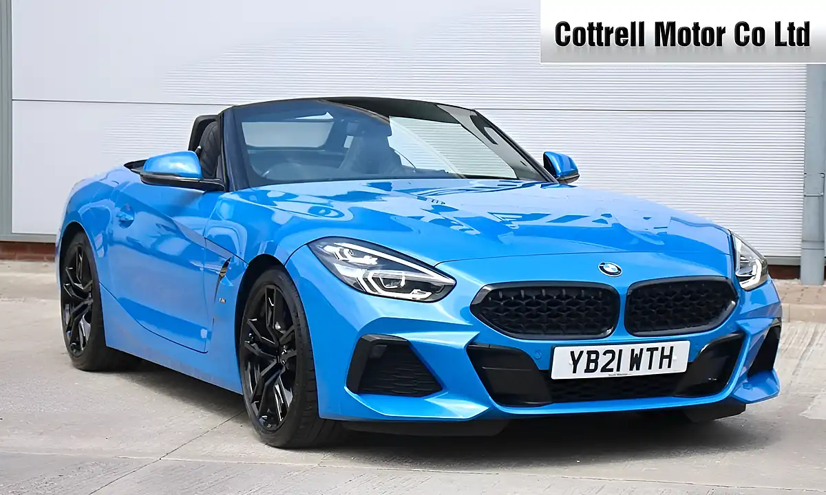Used 2021 BMW Z4 M Sport Blue - Front View