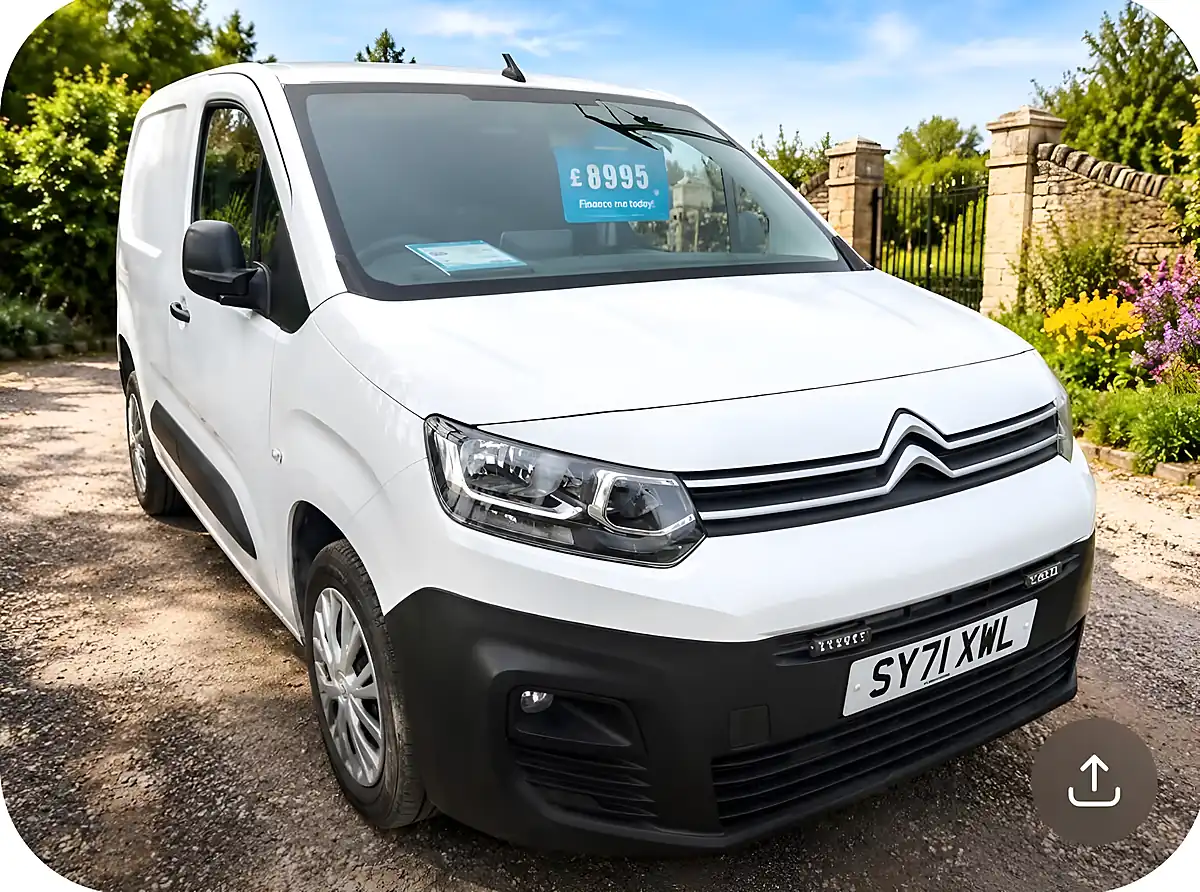 Used 2021 Citroen Berlingo Enterprise M Pro White - Front View
