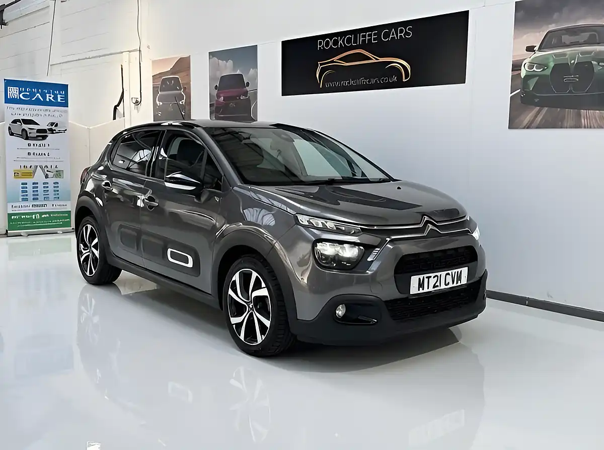 Used 2021 Citroën C3 Shine Plus Grey - Interior and Exterior details 14