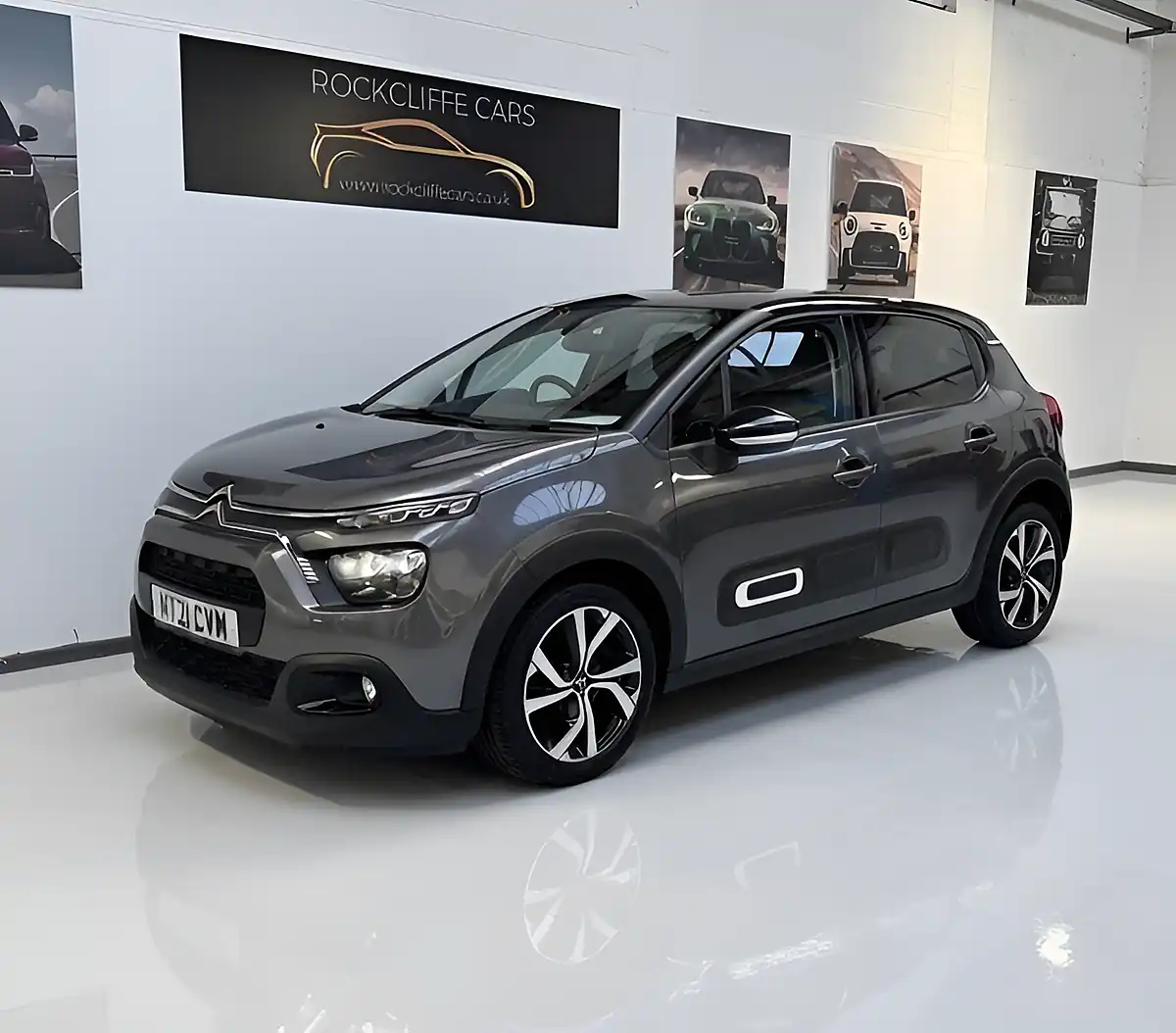 Used 2021 Citroën C3 Shine Plus Grey - Interior and Exterior details 18