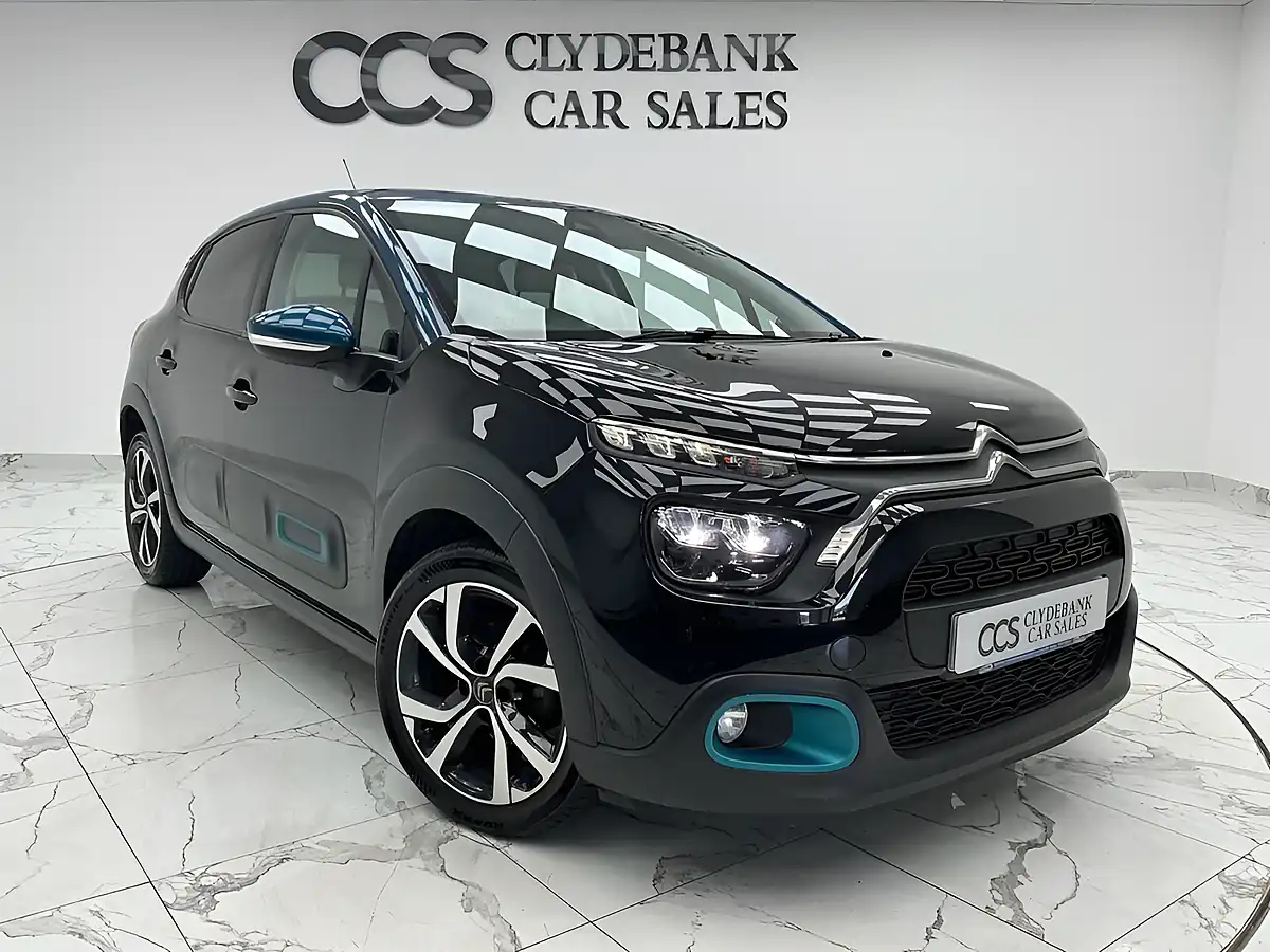 Used 2021 Citroen C3 Shine Plus Perla Nera Black - Front View