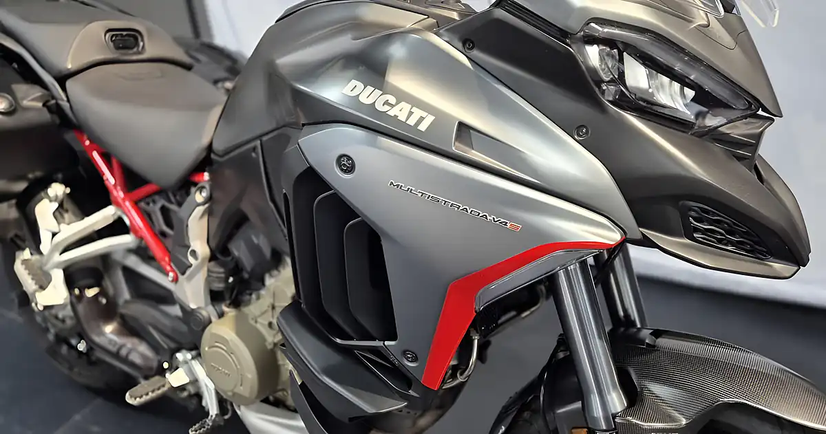 Used 2021 Ducati Multistrada V4 Full Aviator Grey - Interior and Exterior details 12