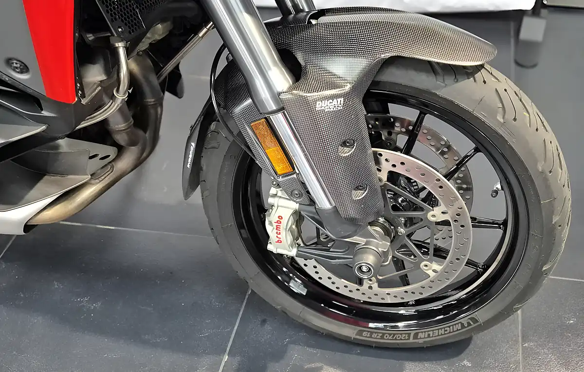Used 2021 Ducati Multistrada V4 Full Aviator Grey - Interior and Exterior details 13