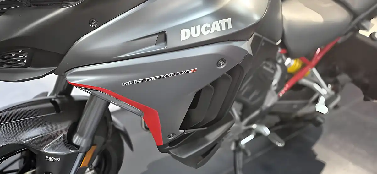 Used 2021 Ducati Multistrada V4 Full Aviator Grey - Interior and Exterior details 3