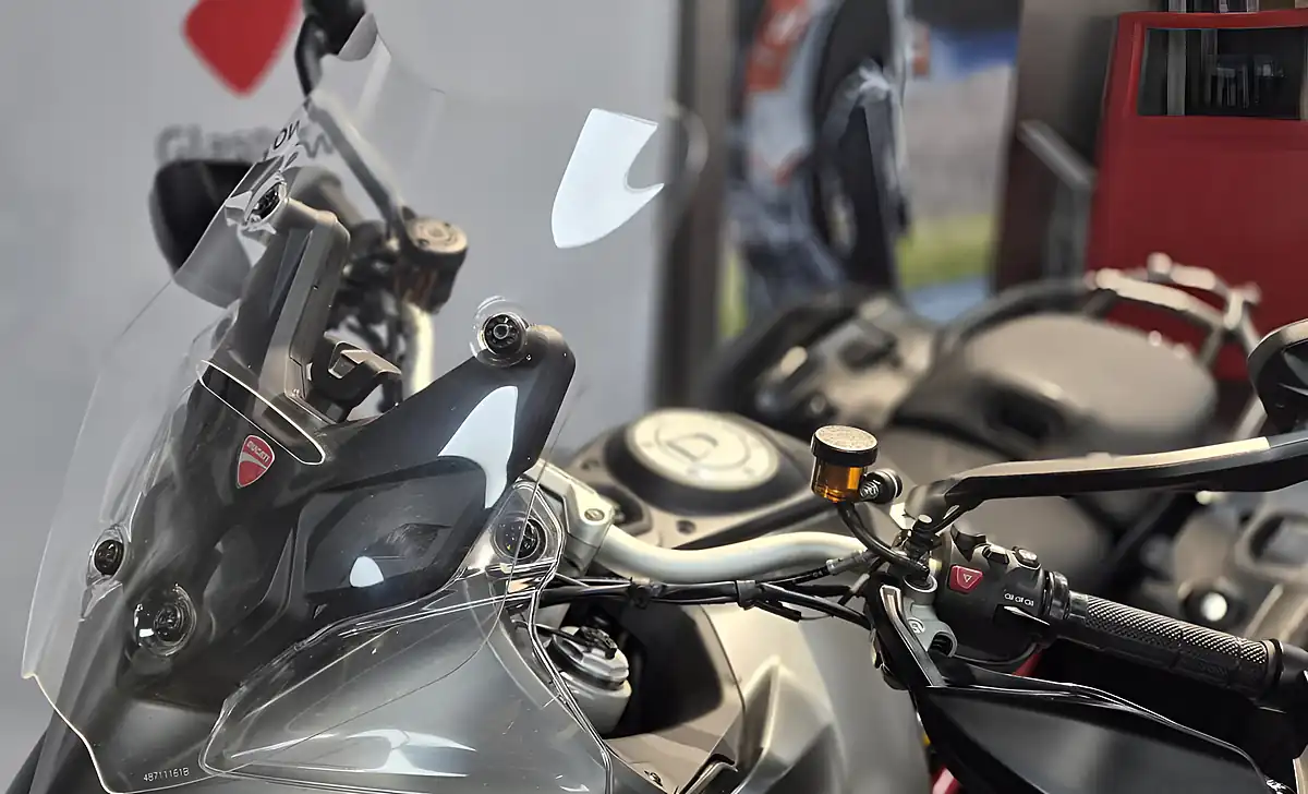 Used 2021 Ducati Multistrada V4 Full Aviator Grey - Interior and Exterior details 5