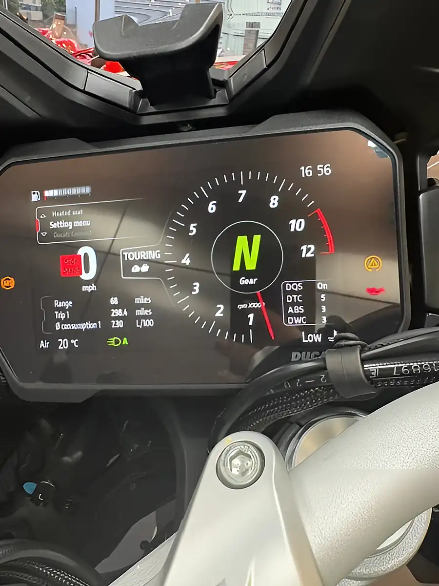Used 2021 Ducati Multistrada V4 S Grey - Interior and Exterior details 9