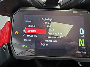 Used 2021 Ducati Multistrada V4 S Red - Interior and Exterior details 12