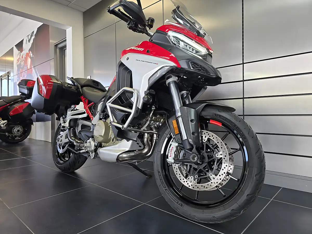 Used 2021 Ducati Multistrada V4 S Red - Interior and Exterior details 2