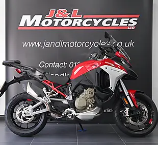 Used 2021 Ducati Multistrada V4 S Travel Red - Interior and Exterior details 2