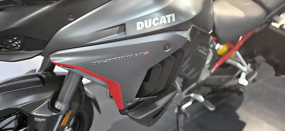 Used 2021 Ducati Multistrada V4S Full Aviator Grey - Interior and Exterior details 3