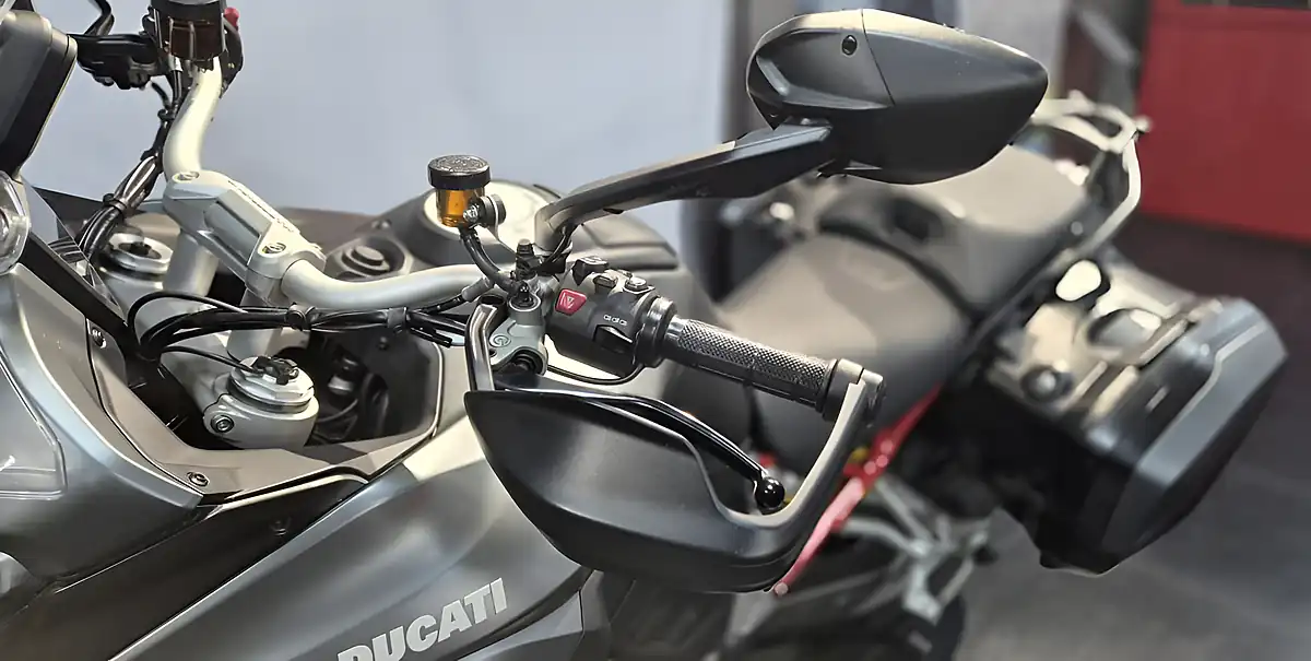 Used 2021 Ducati Multistrada V4S Full Aviator Grey - Interior and Exterior details 4