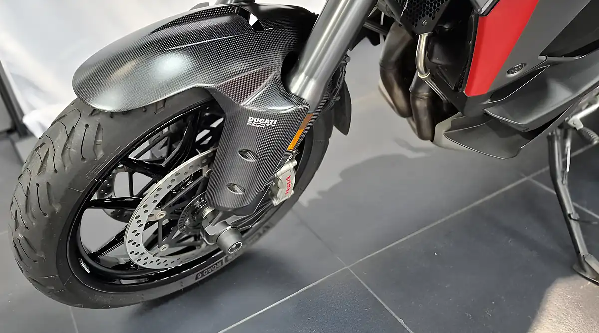 Used 2021 Ducati Multistrada V4S Full Aviator Grey - Interior and Exterior details 6