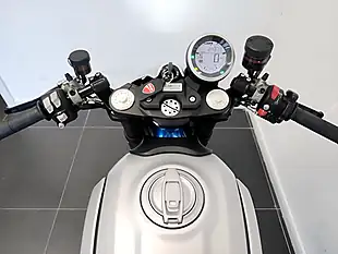 Used 2021 Ducati Scrambler Cafe Racer Blue & Silver Special Edition Blue & Silver - Interior and Exterior details 12