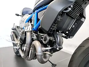 Used 2021 Ducati Scrambler Cafe Racer Blue & Silver Special Edition Blue & Silver - Interior and Exterior details 14