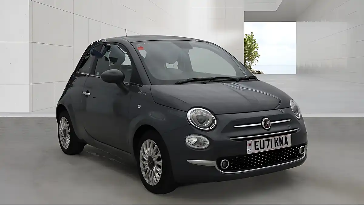 Used 2021 Fiat 500 Dolcevita Grey - Front View