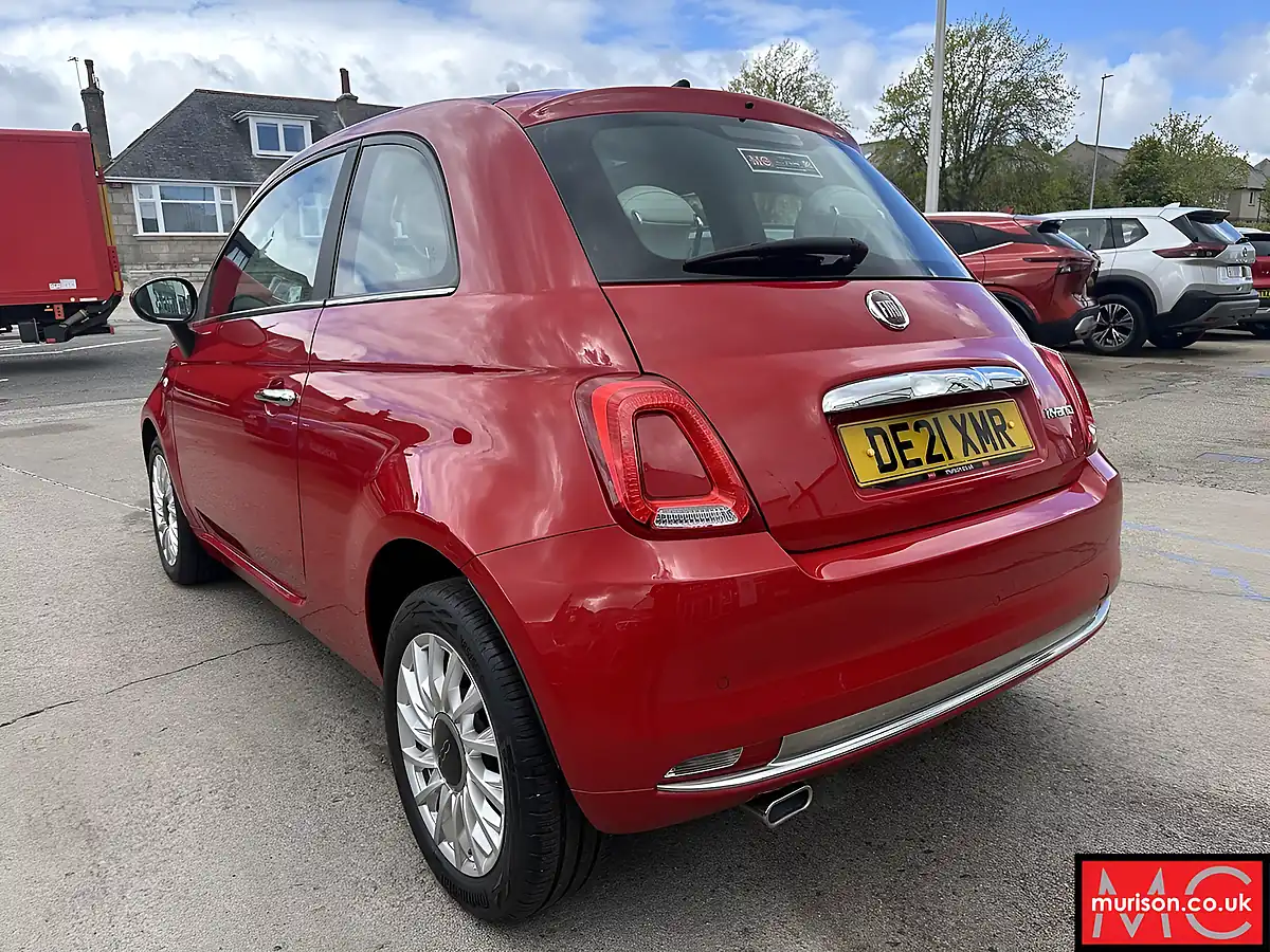 Used 2021 Fiat 500 Dolcevita Pasodoble Red - Interior and Exterior details 10