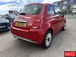 Used 2021 Fiat 500 Dolcevita Pasodoble Red - Interior and Exterior details 15