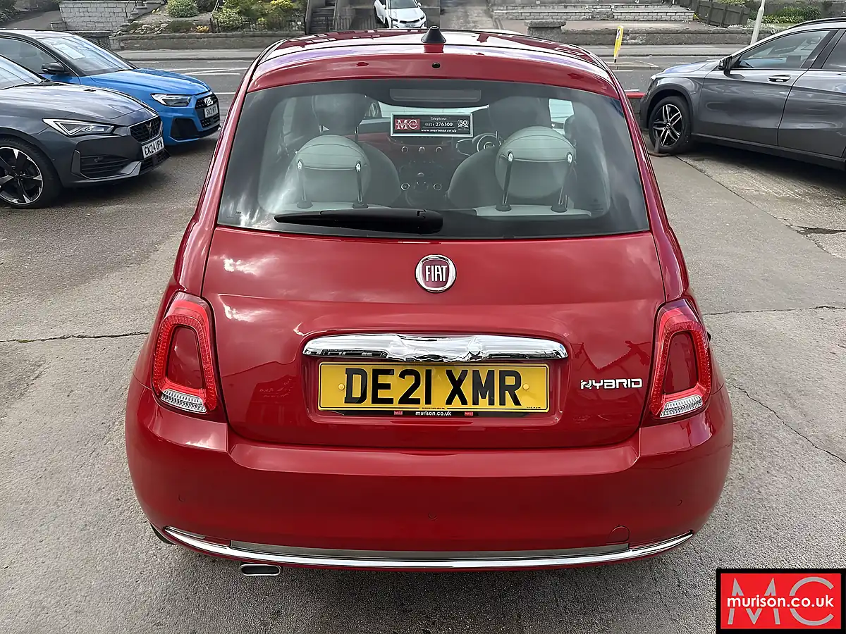 Used 2021 Fiat 500 Dolcevita Pasodoble Red - Interior and Exterior details 16