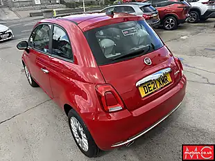 Used 2021 Fiat 500 Dolcevita Pasodoble Red - Interior and Exterior details 17