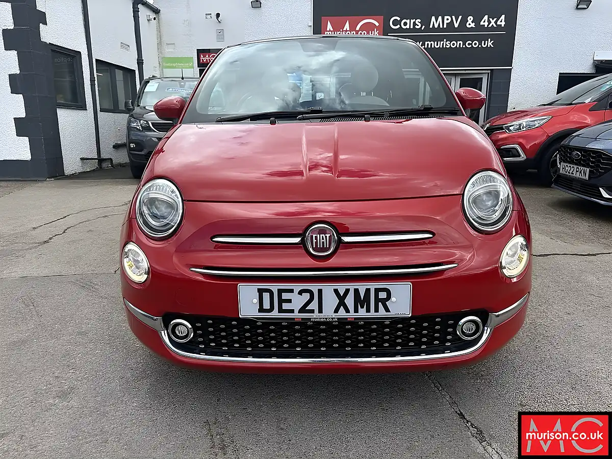 Used 2021 Fiat 500 Dolcevita Pasodoble Red - Interior and Exterior details 4