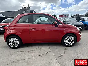 Used 2021 Fiat 500 Dolcevita Pasodoble Red - Interior and Exterior details 5