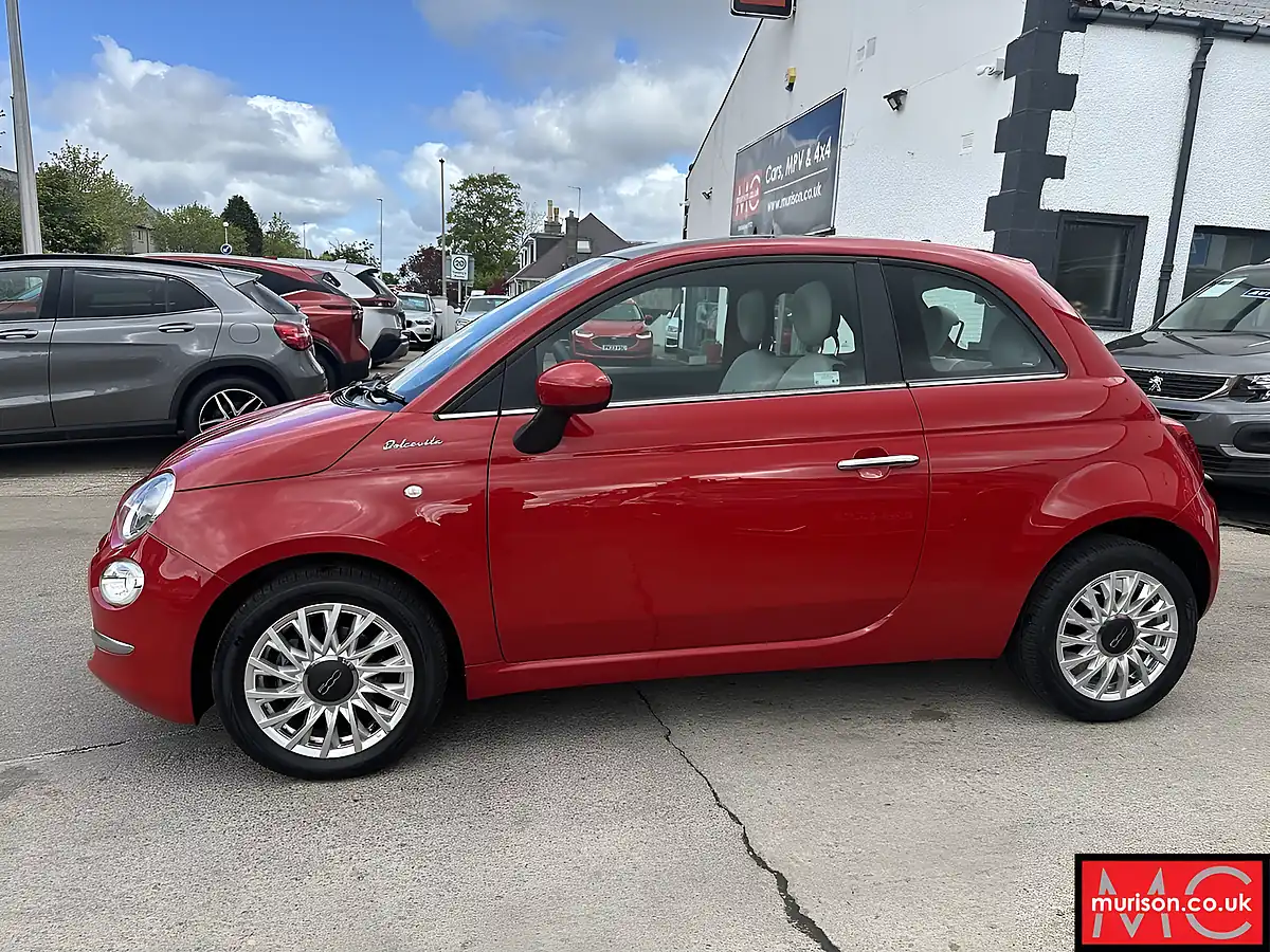 Used 2021 Fiat 500 Dolcevita Pasodoble Red - Interior and Exterior details 6