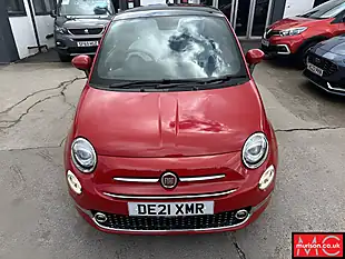 Used 2021 Fiat 500 Dolcevita Pasodoble Red - Interior and Exterior details 7