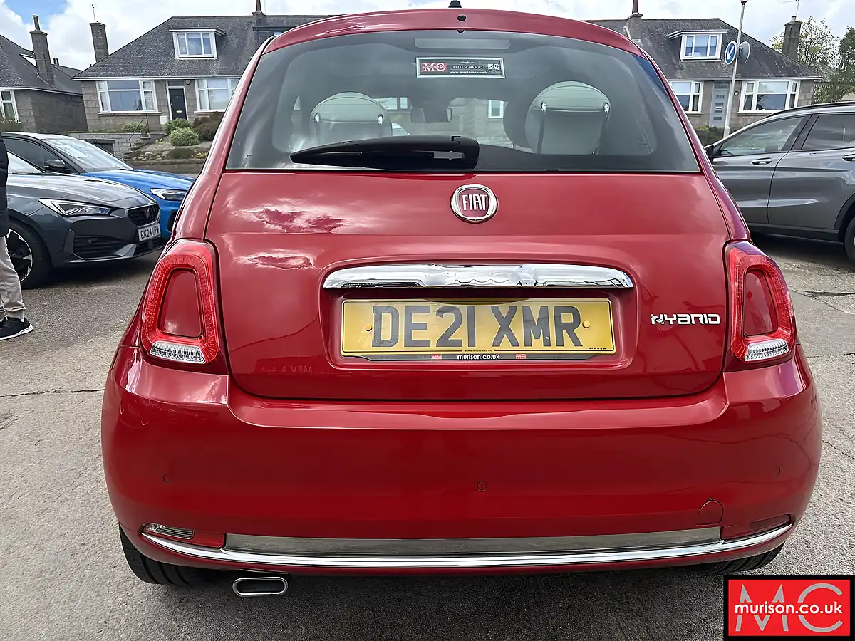 Used 2021 Fiat 500 Dolcevita Pasodoble Red - Interior and Exterior details 9