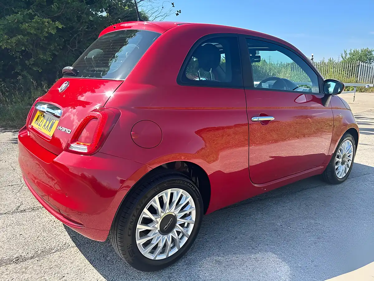 Used 2021 Fiat 500 Lounge Red - Interior and Exterior details 10