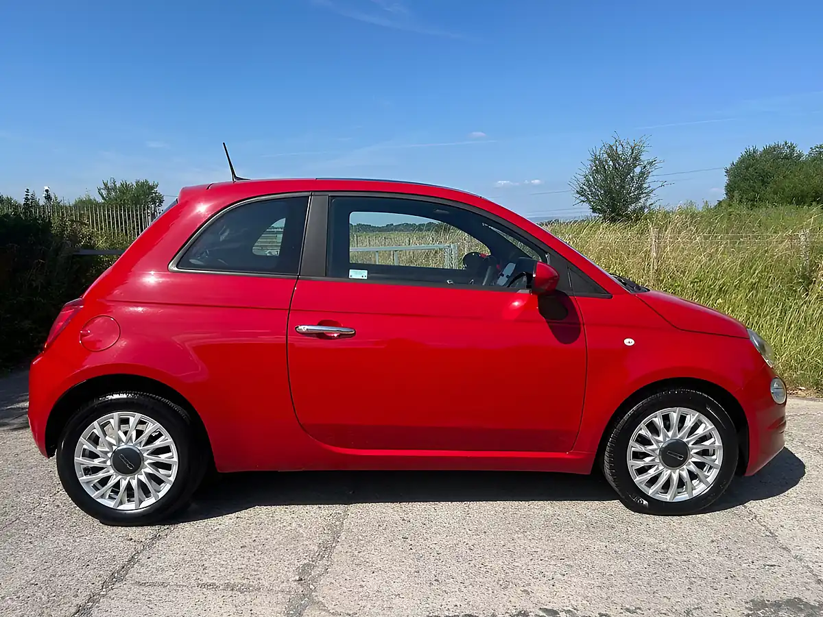 Used 2021 Fiat 500 Lounge Red - Interior and Exterior details 2