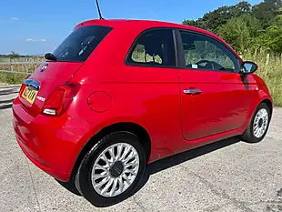 Used 2021 Fiat 500 Lounge Red - Interior and Exterior details 3