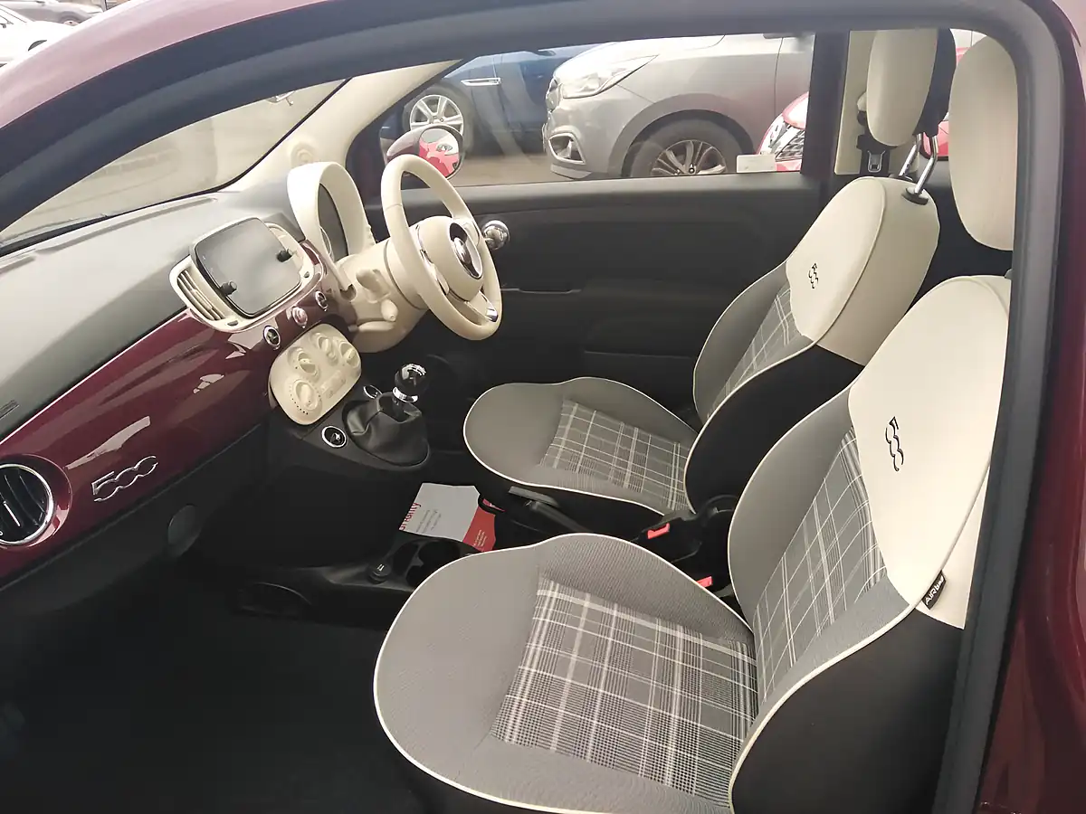 Used 2021 Fiat 500 Lounge Red - Interior and Exterior details 16