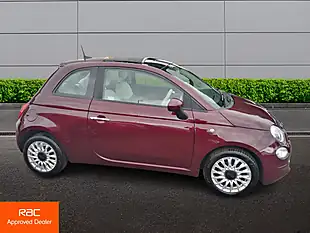 Used 2021 Fiat 500 Lounge Red - Interior and Exterior details 2