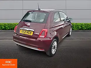 Used 2021 Fiat 500 Lounge Red - Interior and Exterior details 4
