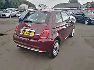 Used 2021 Fiat 500 Lounge Red - Interior and Exterior details 5