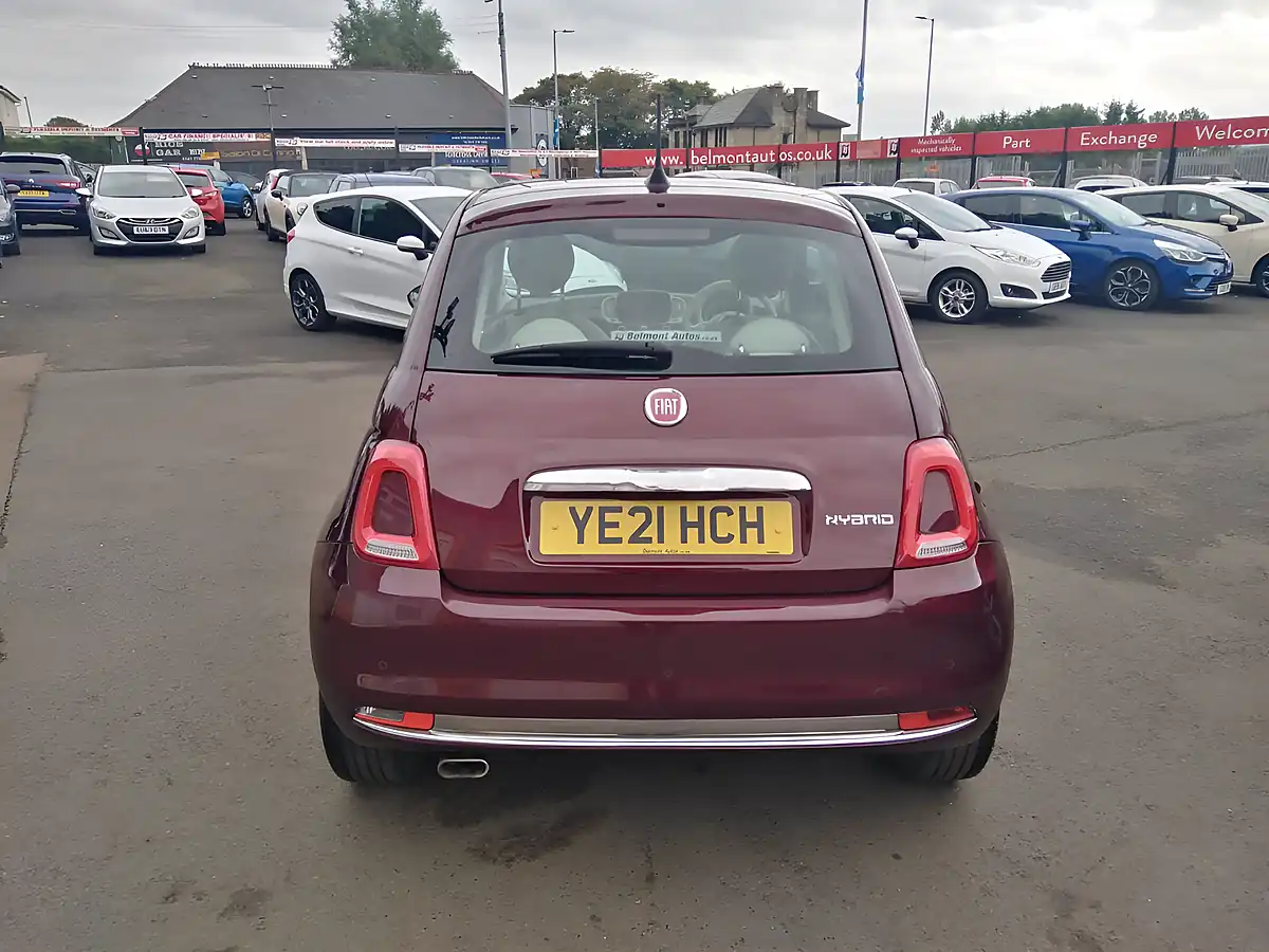 Used 2021 Fiat 500 Lounge Red - Interior and Exterior details 6