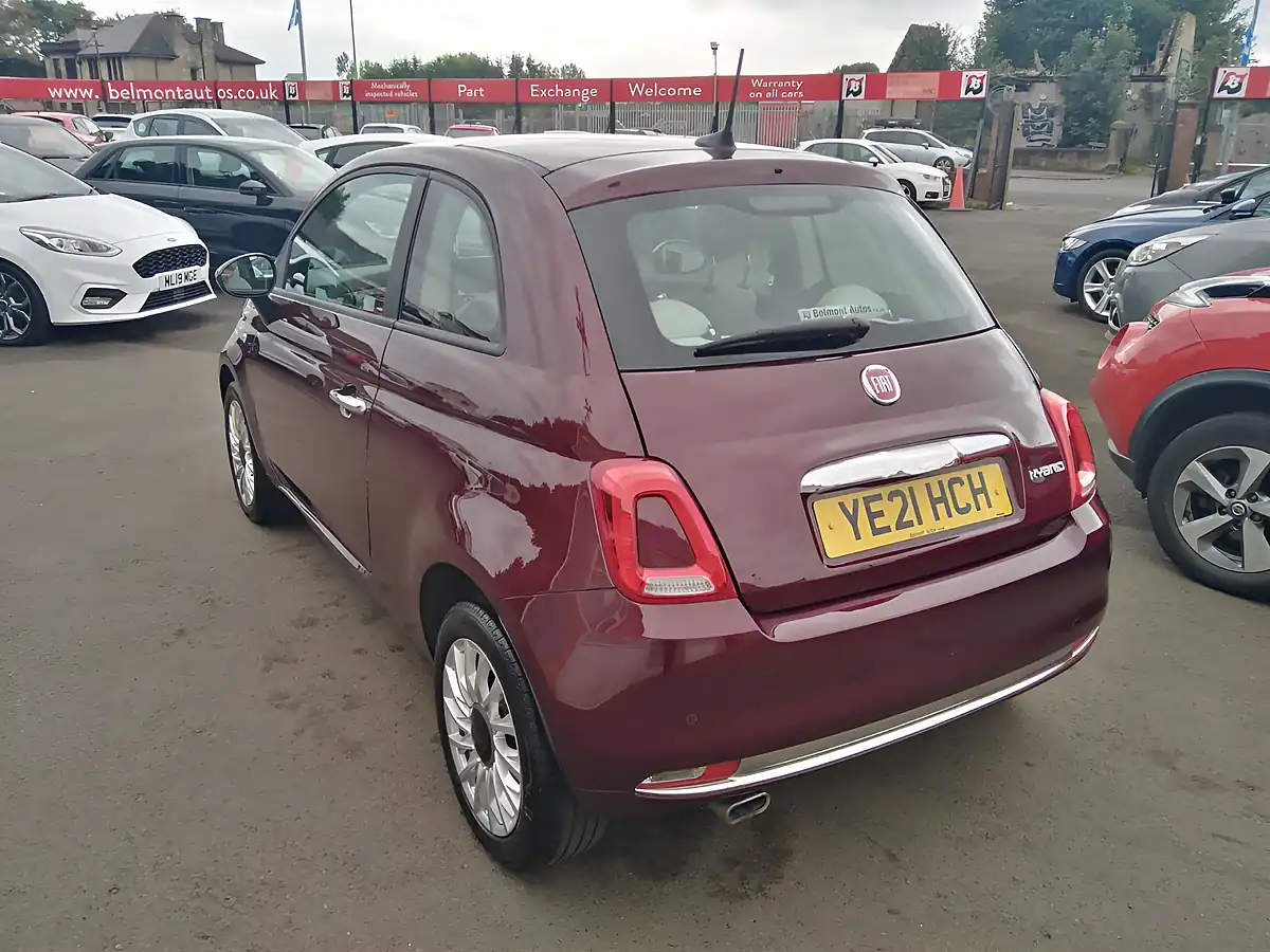Used 2021 Fiat 500 Lounge Red - Interior and Exterior details 7