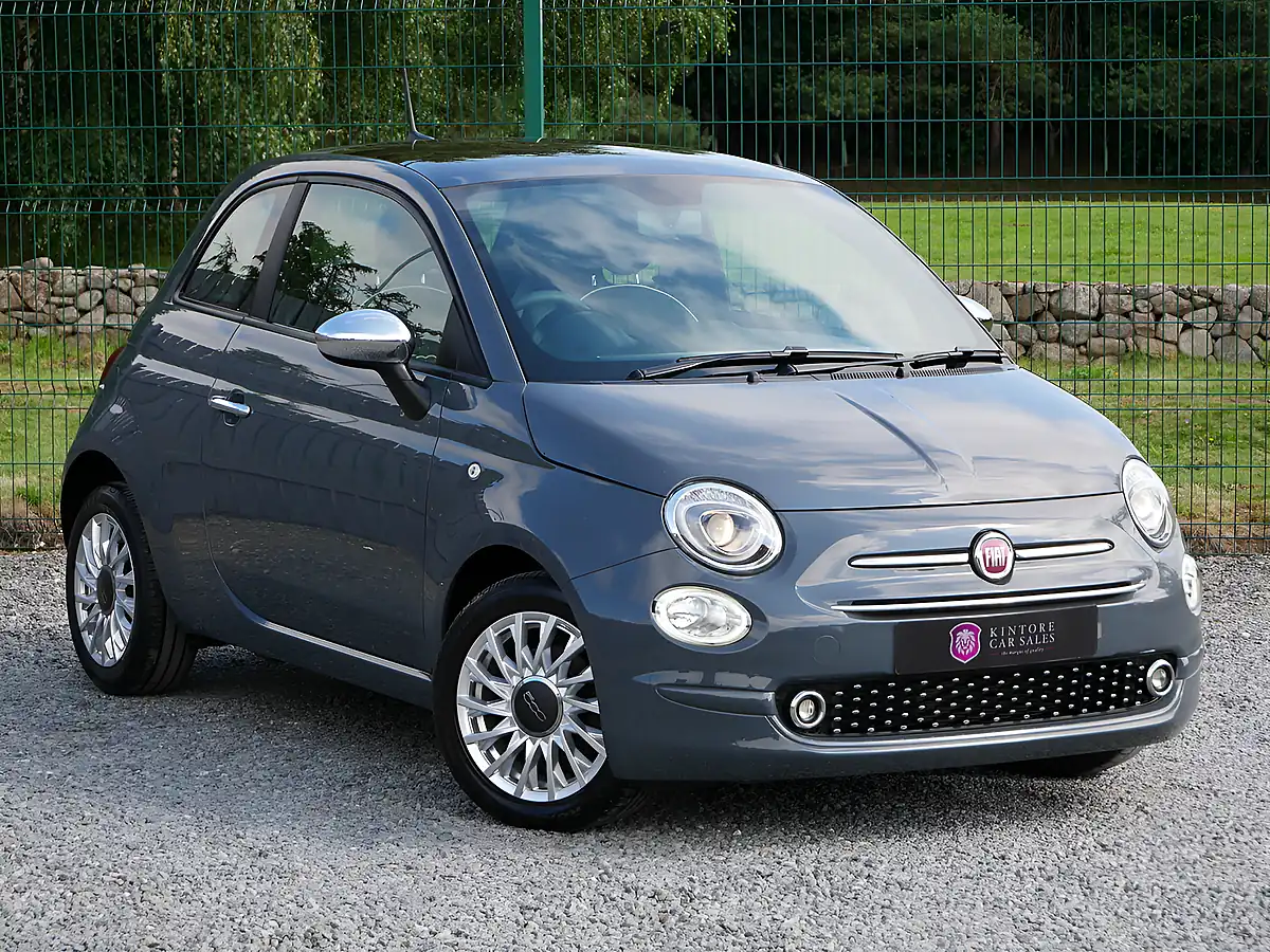 Used 2021 Fiat 500 Lounge Tech House Grey - Front View
