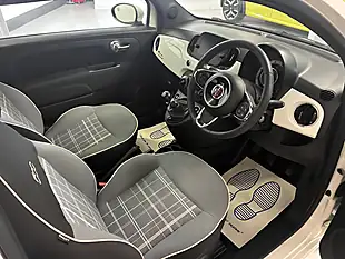 Used 2021 Fiat 500 Lounge White - Interior and Exterior details 12