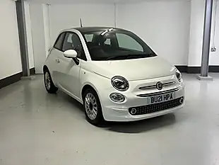 Used 2021 Fiat 500 Lounge White - Interior and Exterior details 3