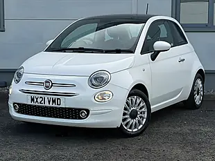 Used 2021 Fiat 500 Lounge White - Interior and Exterior details 2