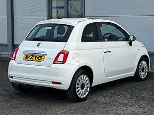Used 2021 Fiat 500 Lounge White - Interior and Exterior details 9
