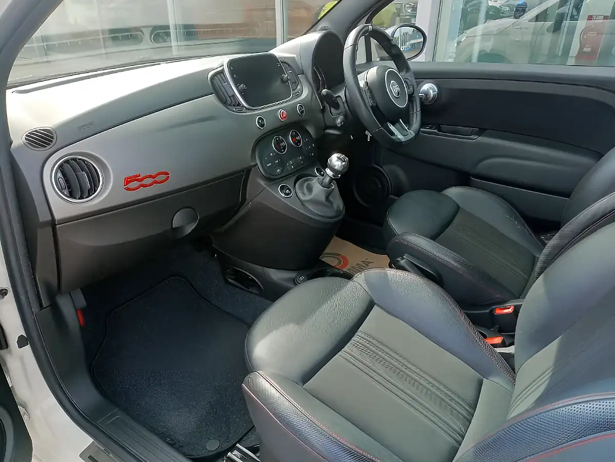 Used 2021 Fiat 500 Sport Bossa Nova White - Interior and Exterior details 11