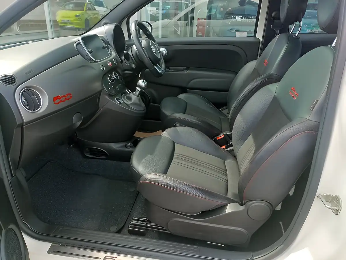 Used 2021 Fiat 500 Sport Bossa Nova White - Interior and Exterior details 12