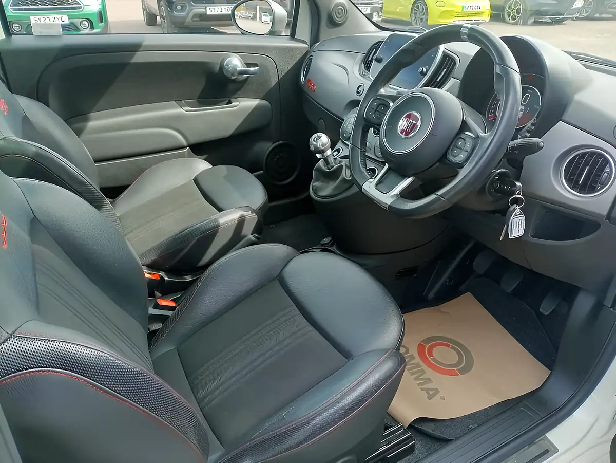 Used 2021 Fiat 500 Sport Bossa Nova White - Interior and Exterior details 16
