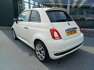Used 2021 Fiat 500 Sport Bossa Nova White - Interior and Exterior details 4