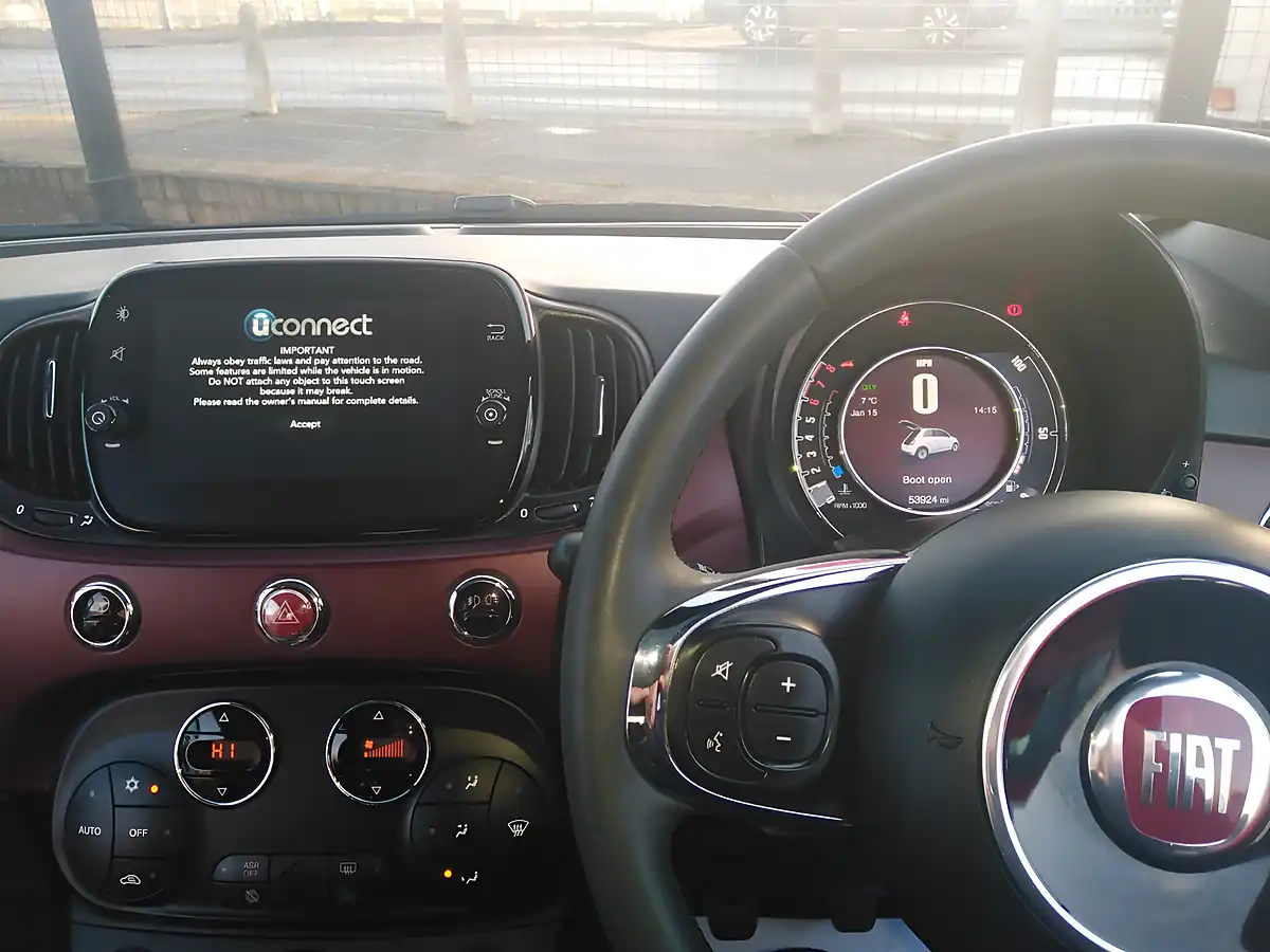 Used 2021 Fiat 500 Star Powder Pink - Interior and Exterior details 11