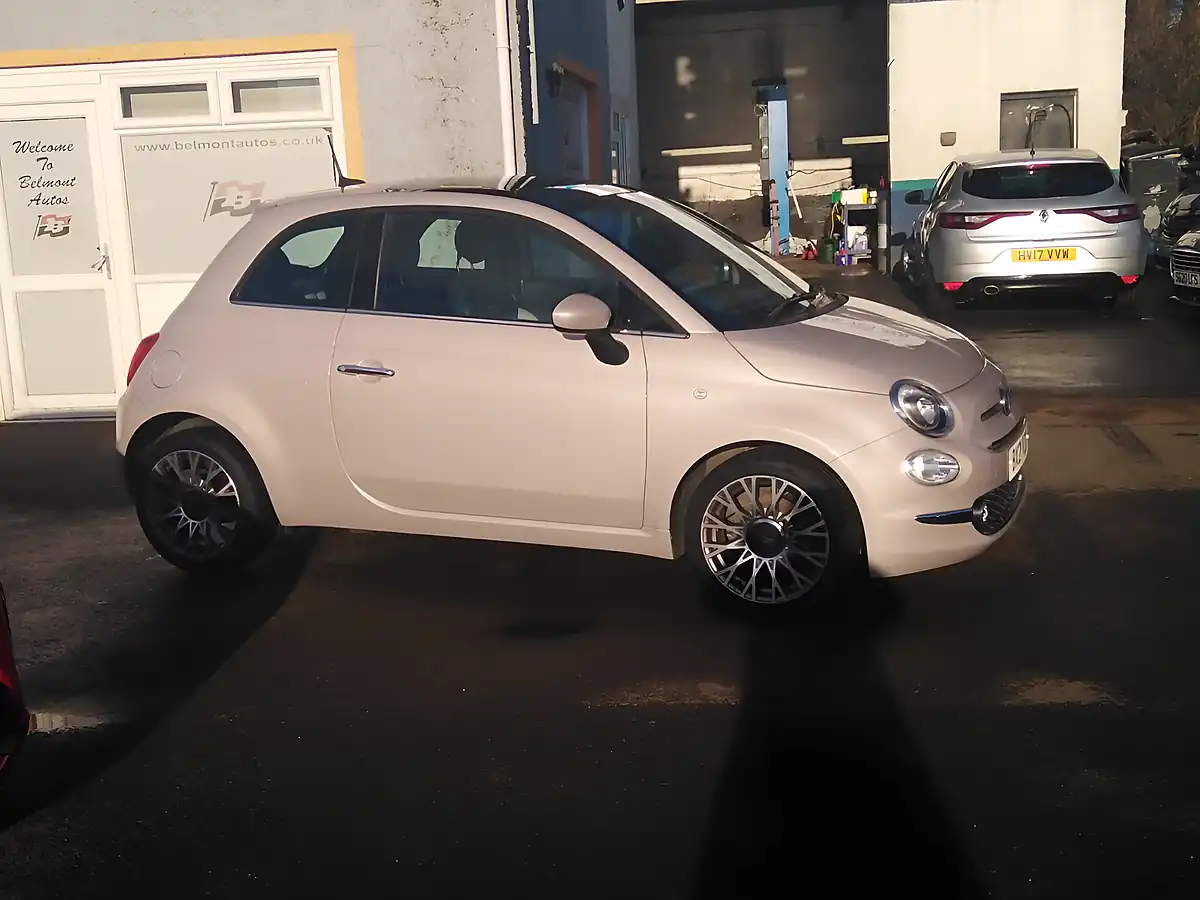 Used 2021 Fiat 500 Star Powder Pink - Interior and Exterior details 3