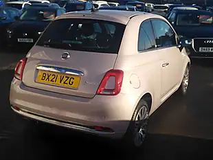Used 2021 Fiat 500 Star Powder Pink - Interior and Exterior details 4