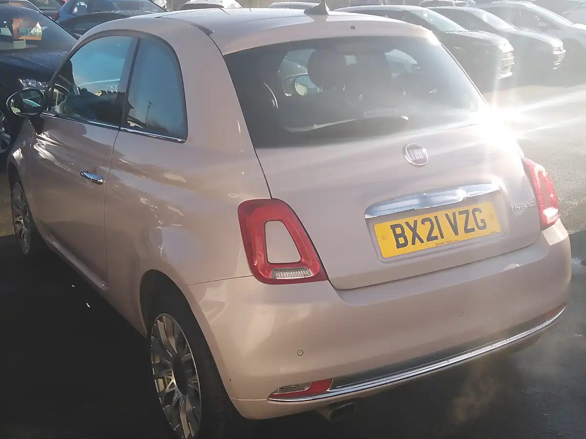 Used 2021 Fiat 500 Star Powder Pink - Interior and Exterior details 6